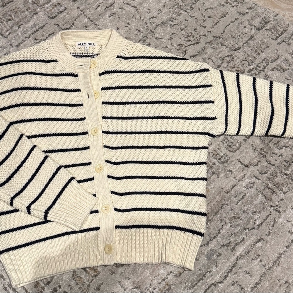 Alex Mill "Nico" Striped Cardigan